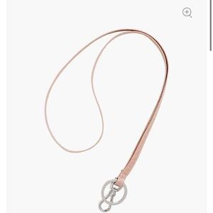 Rose gold Vera Bradley lanyard